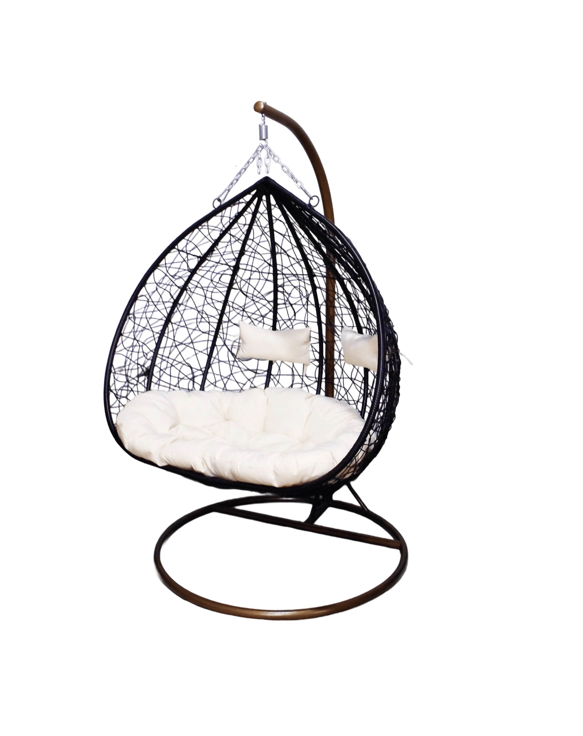 Pakabinamas krėslas Domoletti, ruda sp. 1 Pakabinamas krėslas Domoletti, ruda sp.