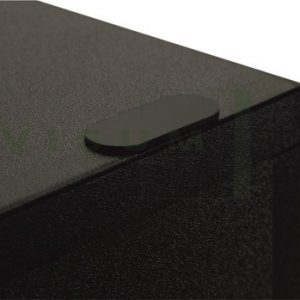 Stalo lentynėlė, juoda