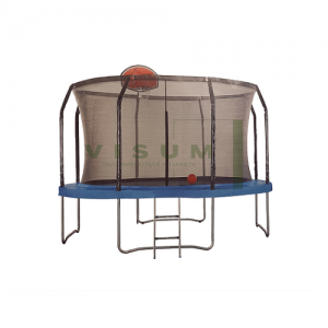 Batutas, 366 cm, su tinklu, su kopėčiomis ir krepšinio lenta