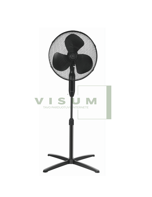 Ventiliatorius Midea FS40-20JA BK, 40 W, pastatomas 1 Ventiliatorius Midea FS40-20JA BK, 40 W, pastatomas