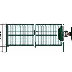 Vartai 400 x 153 cm, ŽALI