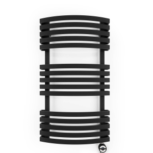 Elektrinis rankšluosčių džiovintuvas Terma Kioto, metalinė juoda, 48 cm x 87 cm, 400 W