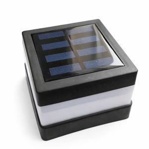 LED dangtelis-šviestuvas stulpui 100×100 mm, 4 vnt.