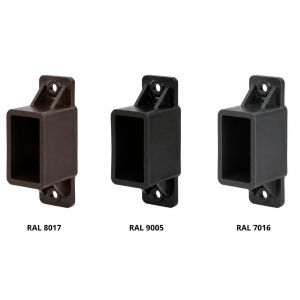 Skersinio laikiklis 20×40 mm, apgaubiantis, PVC