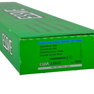 Gipskartonio plokščių sraigtai 3,5x25mm juostoje, ESSVE