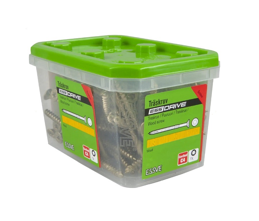 Medsraigčiai ESSDRIVE 4,0x50 mm 200vnt, ESSVE 2 Medsraigčiai ESSDRIVE 4,0x50 mm 200vnt, ESSVE - Image 2